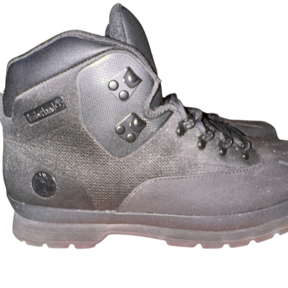 Men’s Timberland Euro Hiker Shell-Toe Boot - Black. US 11 M. MSRP $149 - Picture 5 of 12